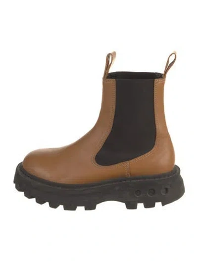 Pre-owned Simon Miller Leather Chelsea Boots In Brown
