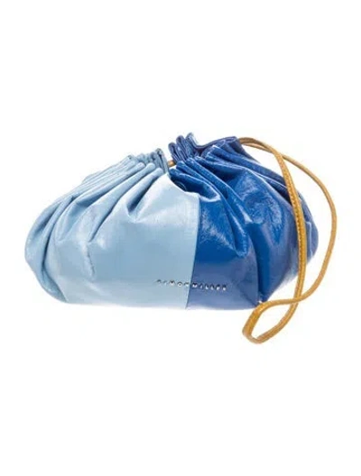 Pre-owned Simon Miller Leather Clutch In Blue
