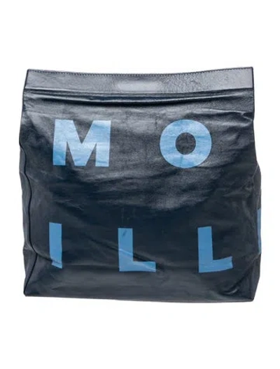 Pre-owned Simon Miller Leather Clutch In Blue