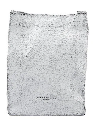 Pre-owned Simon Miller Leather Clutch In White