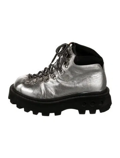 Pre-owned Simon Miller Leather Combat Boots