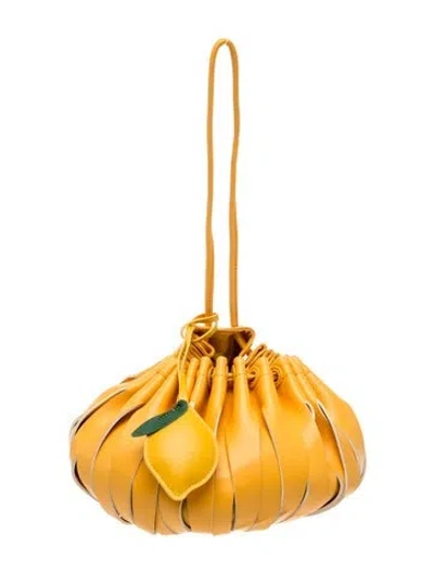 Pre-owned Simon Miller Leather Hobo In Yellow
