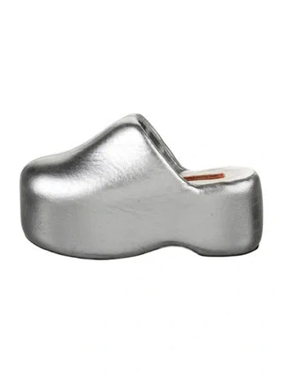 Pre-owned Simon Miller Leather Mules