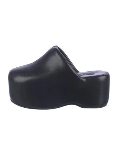Pre-owned Simon Miller Leather Mules In Blue