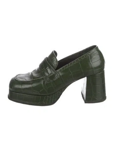 Pre-owned Simon Miller Leather Pumps In Green