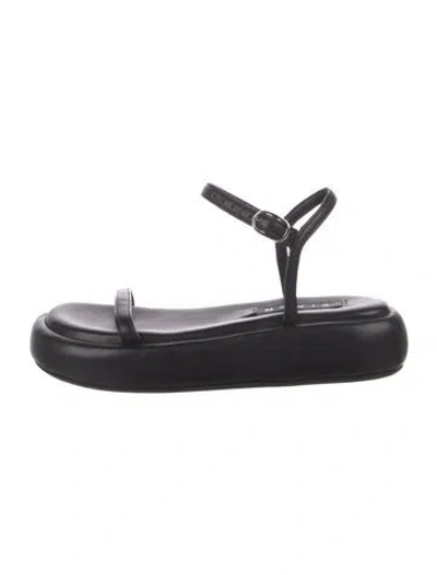 Pre-owned Simon Miller Leather Sandals In Black