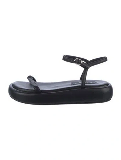Pre-owned Simon Miller Leather Sandals In Black