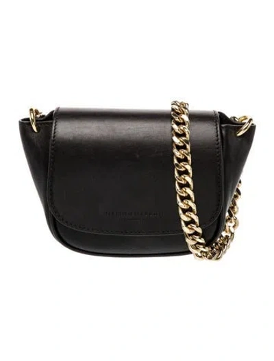 Pre-owned Simon Miller Leather Shoulder Bag In Black