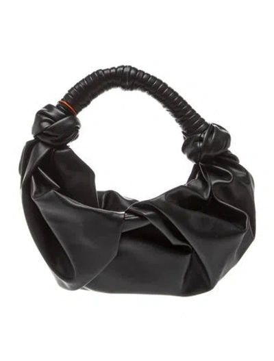 Pre-owned Simon Miller Leather Shoulder Bag In Black