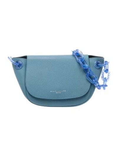 Pre-owned Simon Miller Leather Shoulder Bag In Blue