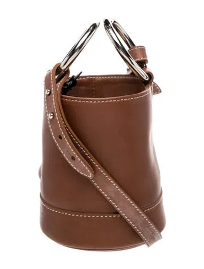 Pre-owned Simon Miller Leather Shoulder Bag In Brown