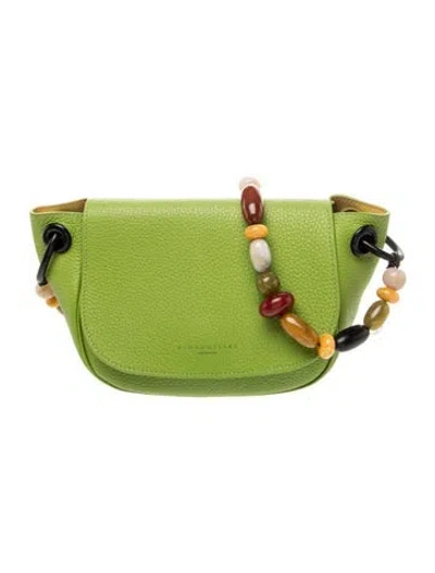 Pre-owned Simon Miller Leather Shoulder Bag In Green