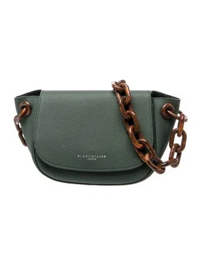 Pre-owned Simon Miller Leather Shoulder Bag In Green