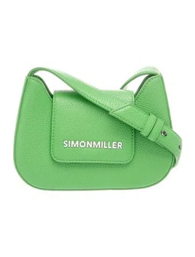 Pre-owned Simon Miller Leather Shoulder Bag In Green