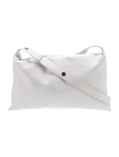Pre-owned Simon Miller Leather Shoulder Bag In White