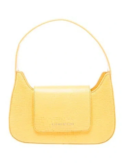 Pre-owned Simon Miller Leather Shoulder Bag In Yellow