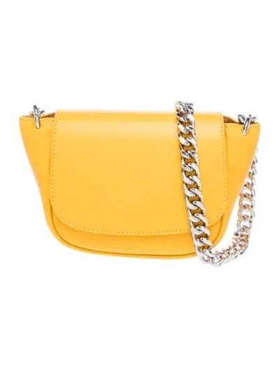 Pre-owned Simon Miller Leather Shoulder Bag In Yellow