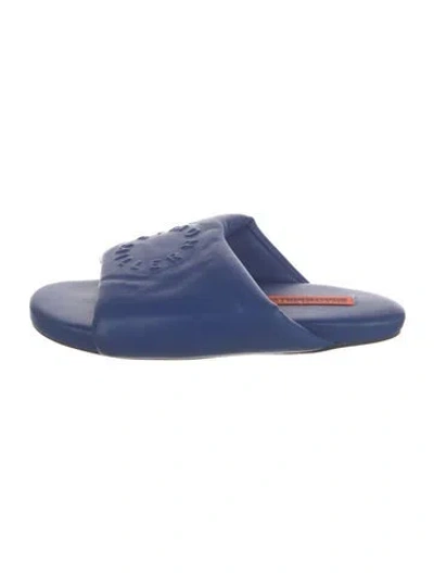 Pre-owned Simon Miller Leather Slides In Blue