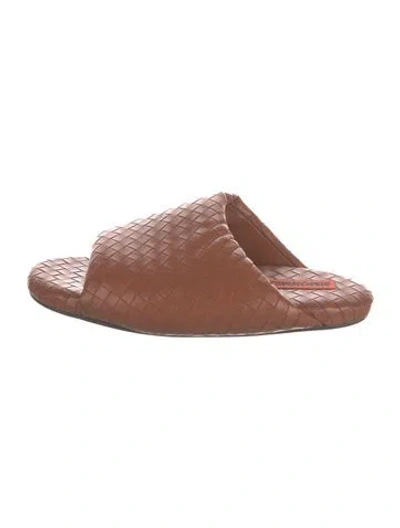 Pre-owned Simon Miller Leather Slides In Brown