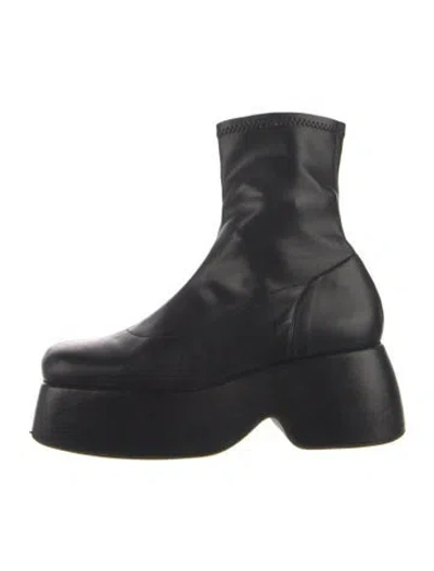 Pre-owned Simon Miller Leather Sock Boots In Blue