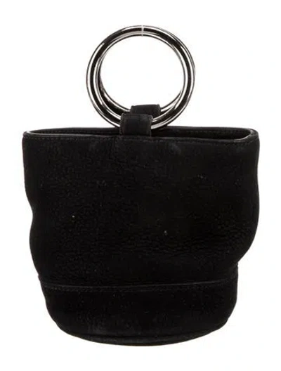 Pre-owned Simon Miller Leather Top Handle Bag In Black