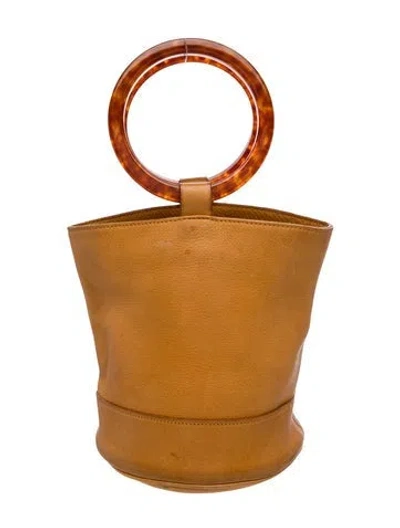 Pre-owned Simon Miller Leather Top Handle Bag In Brown