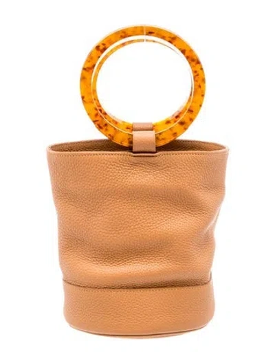 Pre-owned Simon Miller Leather Top Handle Bag In Brown