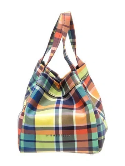 Pre-owned Simon Miller Leather Top Handle Bag In Multi