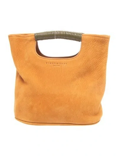 Pre-owned Simon Miller Leather Top Handle Bag In Neutral