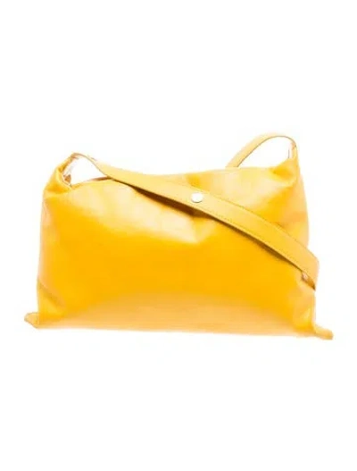 Pre-owned Simon Miller Leather Top Handle Bag In Yellow