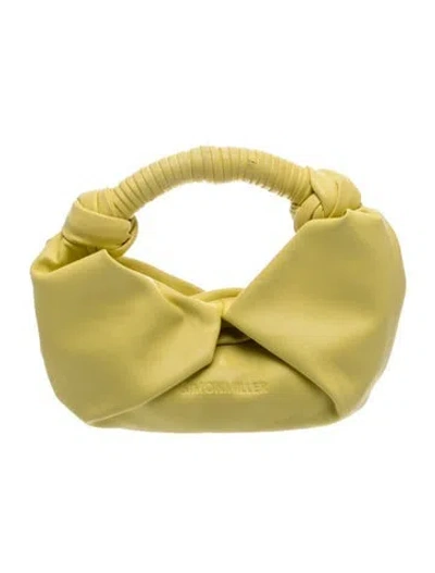 Pre-owned Simon Miller Leather Top Handle Bag In Yellow