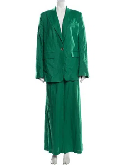 Pre-owned Simon Miller Linen Pantsuit In Green