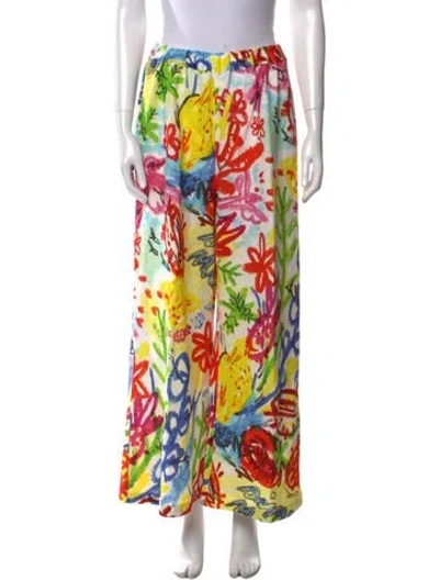 Pre-owned Simon Miller Linen Wide Leg Pants In Neutral