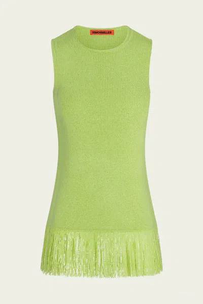 Simon Miller Liset Knit Top In Lime In Green