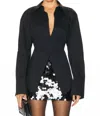 Simon Miller Loch Poplin Button Up Shirt In Black In Black