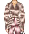 Simon Miller Loch Poplin Button Up In Multi