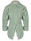 Simon Miller Loch Shirt In Green