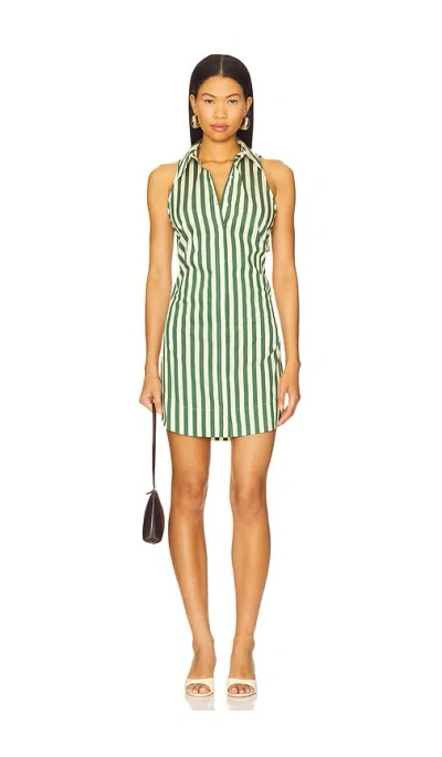 Simon Miller Loch Sleeveless Mini Dress In Gummy Green