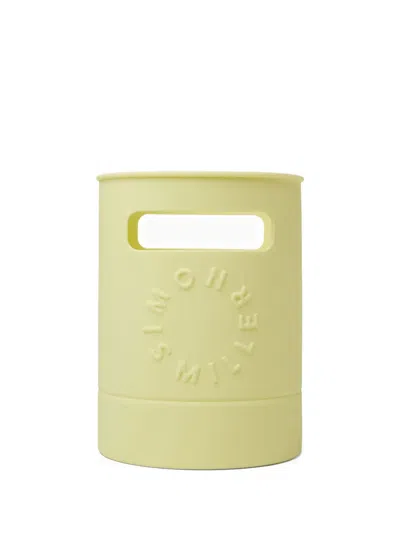 Simon Miller Logo-embossed Bucket Bag In Yellow