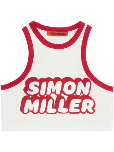 Simon Miller Dibby Tank In White,red