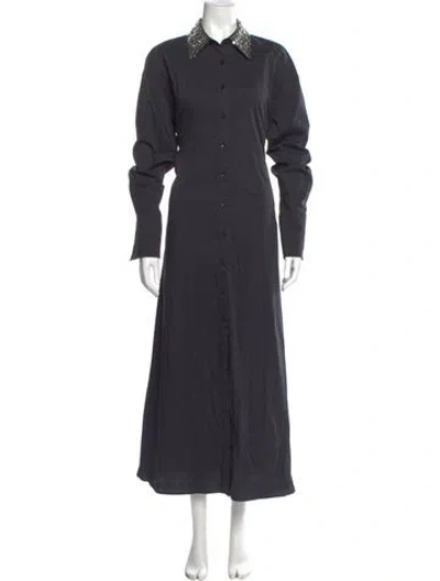 Pre-owned Simon Miller Long Dress In Gray