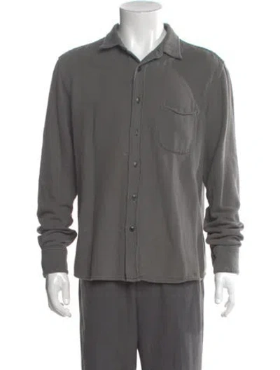 Pre-owned Simon Miller Long Sleeve Shirt In Gray