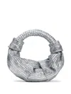 Simon Miller Lopsy Herringbone Mini Bag In Silver