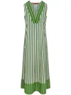 Simon Miller Mar Poplin Midi Dress In Green