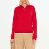 Simon Miller Marcel Polo Sweater In Lucky Red In Multi