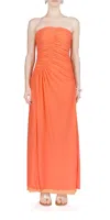 Simon Miller Mesh Swizzle Dress In Sweet Coral In Orange