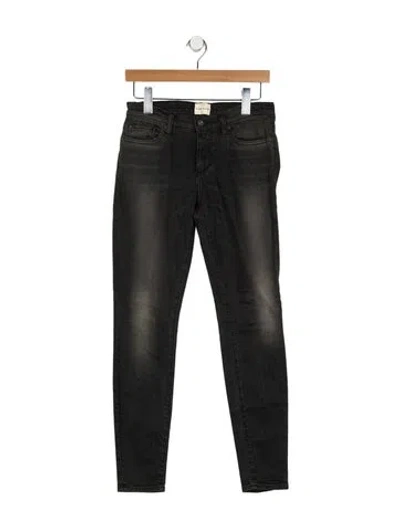 Pre-owned Simon Miller Mid-rise Skinny Leg Jeans In Gray