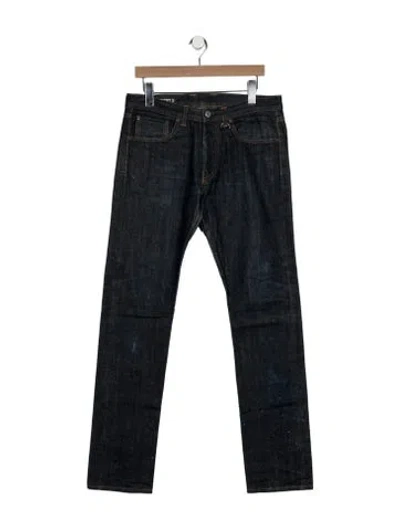 Pre-owned Simon Miller Mid-rise Straight Leg Jeans In Blue
