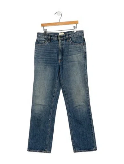 Pre-owned Simon Miller Mid-rise Straight Leg Jeans In Blue