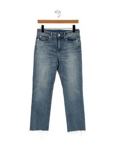 Pre-owned Simon Miller Mid-rise Straight Leg Jeans In Blue
